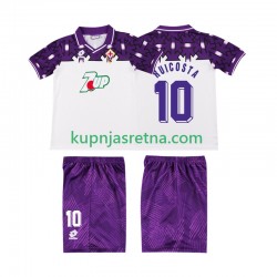Dječja Gostujući Away Dresova ACF Fiorentina RUI COSTA 10 Retro 1992 1993 Kratkih Rukava Dječja Gostujući Away Dresova ACF Fiorentina RUI COSTA 10 Retro 1992 1993 Kratkih Rukava
