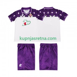 Dječja Gostujući Away Dresova ACF Fiorentina Retro 1992 1993 Kratkih Rukava Dječja Gostujući Away Dresova ACF Fiorentina Retro 1992 1993 Kratkih Rukava
