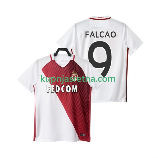 Muškarci Domaći Home Dresova AS Monaco FALCAO 9 2016 2017 Kratkih Rukava