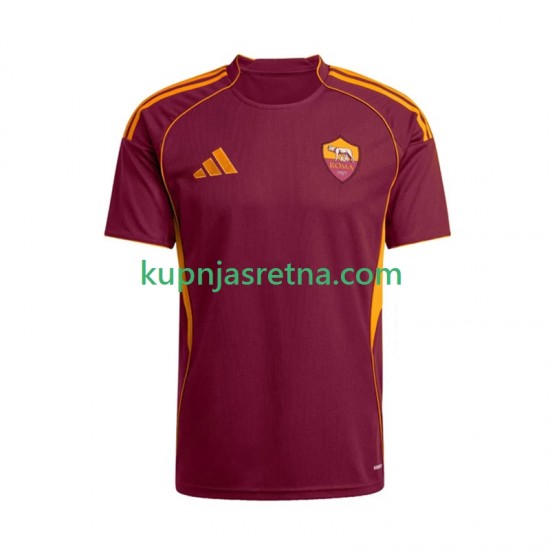 Muškarci Domaći Home Dresova Roma 2025-2026 Kratkih Rukava