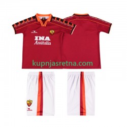 Dječja Domaći Home Dresova Roma Retro 1998 1999 Kratkih Rukava Dječja Domaći Home Dresova Roma Retro 1998 1999 Kratkih Rukava