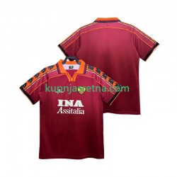 Muškarci Domaći Home Dresova Roma Retro 1998 1999 Kratkih Rukava Muškarci Domaći Home Dresova Roma Retro 1998 1999 Kratkih Rukava