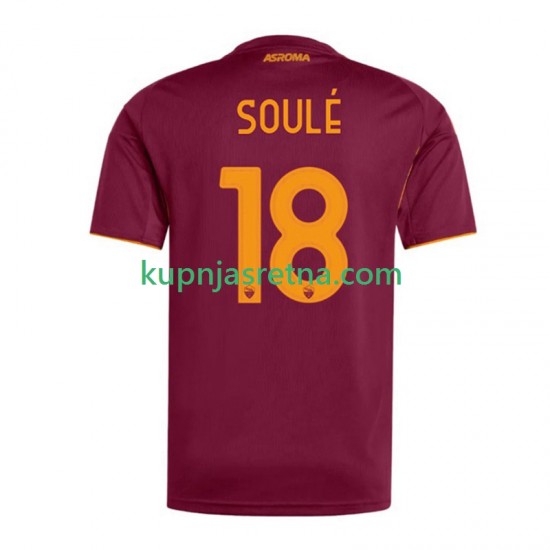 Muškarci Domaći Home Dresova Roma Soule 18 2025-2026 Kratkih Rukava