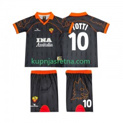 Dječja Gostujući Away Dresova Roma TOTTI 10 Retro 1999 2000 Kratkih Rukava Dječja Gostujući Away Dresova Roma TOTTI 10 Retro 1999 2000 Kratkih Rukava