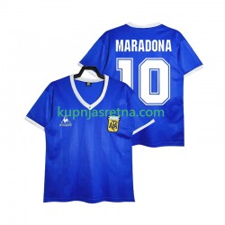 Muškarci Gostujući Away Dresova Argentina MARADONA 10 Retro 1986 Kratkih Rukava