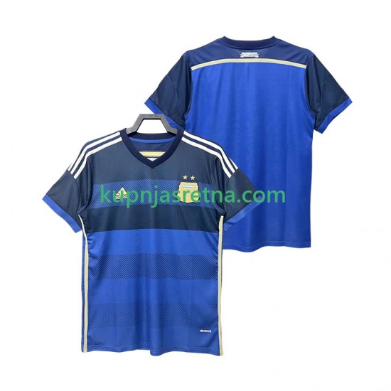 Muškarci Gostujući Away Dresova Argentina Retro 2014 Kratkih Rukava
