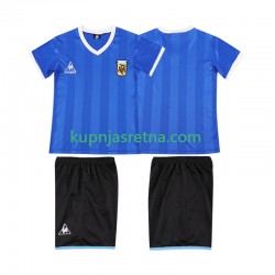 Dječja Gostujući Away Dresova Argentina Retro 1986 Kratkih Rukava