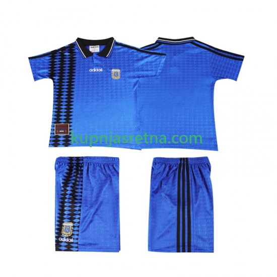 Dječja Gostujući Away Dresova Argentina Retro 1994 Kratkih Rukava