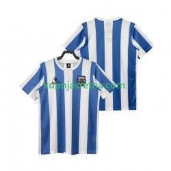 Muškarci Domaći Home Dresova Argentina Retro 1986 Kratkih Rukava