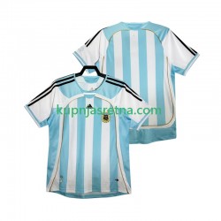 Muškarci Domaći Home Dresova Argentina Retro 2014 Kratkih Rukava