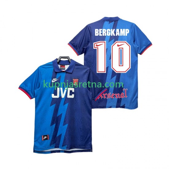 Muškarci Gostujući Away Dresova Arsenal BERGKAMP 10 Retro 1995 1996 Kratkih Rukava