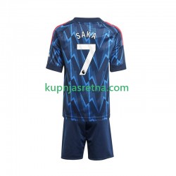 Dječja Gostujući Away Dresova Arsenal Bukayo Saka 7 2025-2026 Kratkih Rukava
