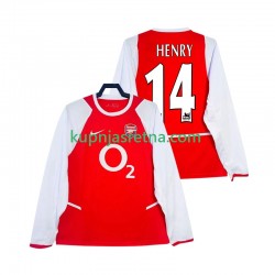 Muškarci Domaći Home Dresova Arsenal Henry 14 Retro 2002 2003 Dugim Rukavima