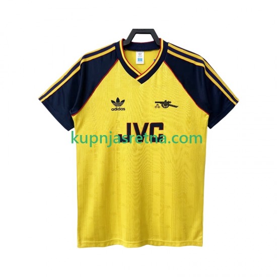 Muškarci Gostujući Away Dresova Arsenal Retro 1988 1990 Kratkih Rukava