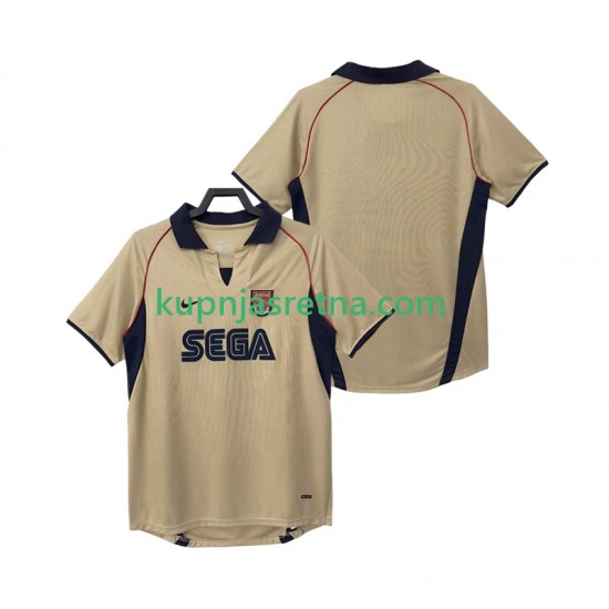 Muškarci Gostujući Away Dresova Arsenal Retro 2001 2002 Kratkih Rukava