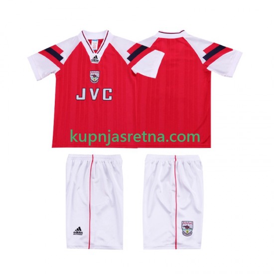Dječja Domaći Home Dresova Arsenal Retro 1992 1994 Kratkih Rukava