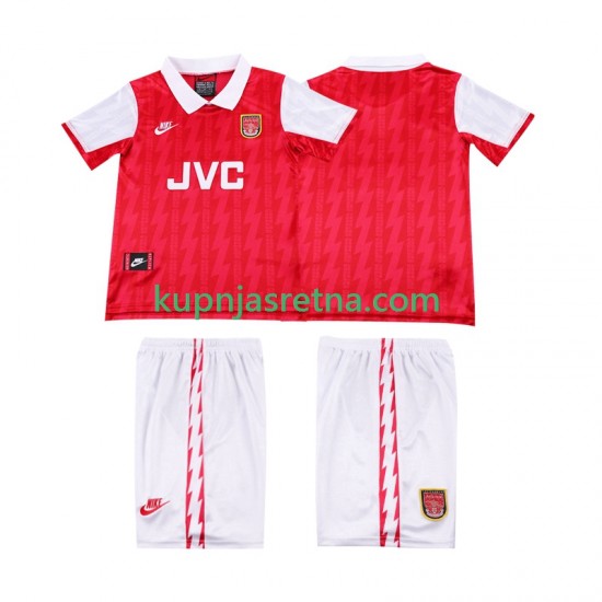 Dječja Domaći Home Dresova Arsenal Retro 1994 1996 Kratkih Rukava