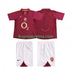 Dječja Domaći Home Dresova Arsenal Retro 2005 2006 Kratkih Rukava