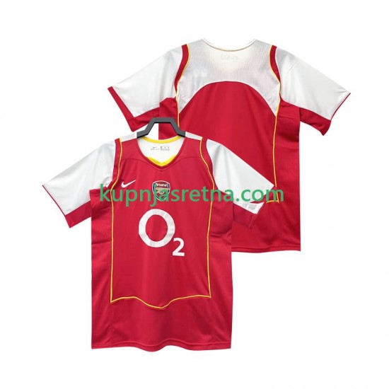 Muškarci Domaći Home Dresova Arsenal Retro 2004 2005 Kratkih Rukava
