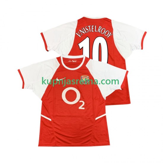 Muškarci Domaći Home Dresova Arsenal Ruud van Nistelrooy 10 Retro 2002 2003 Kratkih Rukava