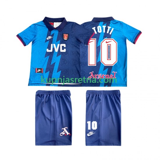 Dječja Gostujući Away Dresova Arsenal TOTTI 10 Retro 1995 1996 Kratkih Rukava