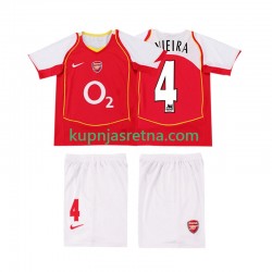 Dječja Domaći Home Dresova Arsenal VIEIRA 4 Retro 2004 2005 Kratkih Rukava