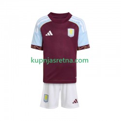Dječja Domaći Home Dresova Aston Villa 2025-2026 Kratkih Rukava
