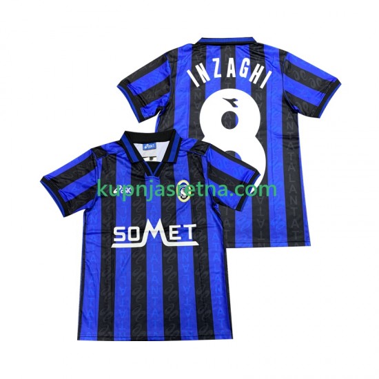 Muškarci Domaći Home Dresova Atalanta INZAGHI 8 1996 1997 Kratkih Rukava