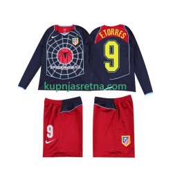 Dječja Gostujući Away Dresova Atlético Madrid F TORRES 9 Retro 2004 2005 Dugim Rukavima Dječja Gostujući Away Dresova Atlético Madrid F TORRES 9 Retro 2004 2005 Dugim Rukavima