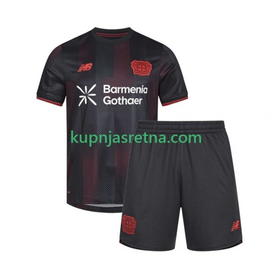Dječja Domaći Home Dresova Bayer 04 Leverkusen 2025-2026 Kratkih Rukava