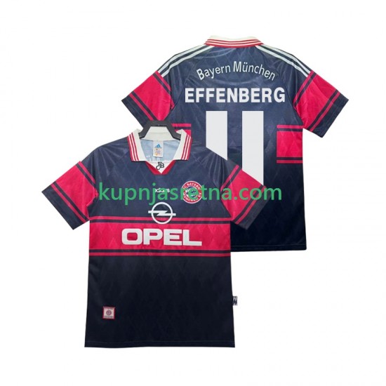 Muškarci Domaći Home Dresova FC Bayern München Effenberg 11 Retro 1997 1999 Kratkih Rukava