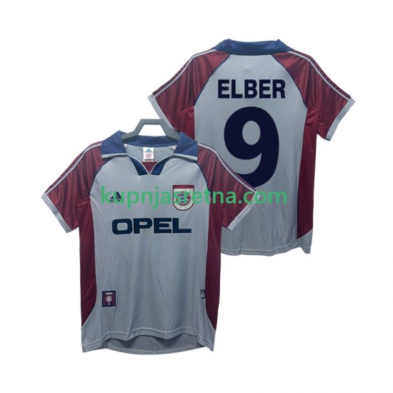 Muškarci Treći Dresova FC Bayern München Elber 9 Retro 1997 1999 Kratkih Rukava