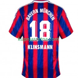 Muškarci Domaći Home Dresova FC Bayern München Klinsmann 18 Retro 1995 1997 Kratkih Rukava