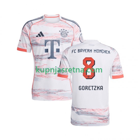 Muškarci Gostujući Away Dresova FC Bayern München Leon Goretzka 8 2025-2026 Kratkih Rukava