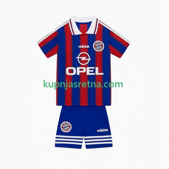 Dječja Domaći Home Dresova FC Bayern München Retro 1995 1997 Kratkih Rukava