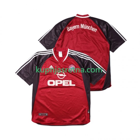 Muškarci Domaći Home Dresova FC Bayern München Retro 2001 2002 Kratkih Rukava