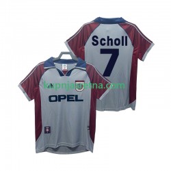 Muškarci Treći Dresova FC Bayern München Scholl 7 Retro 1998 1999 Kratkih Rukava