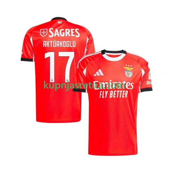 Muškarci Domaći Home Dresova Benfica Kerem Akturkoglu 17 2025-2026 Kratkih Rukava