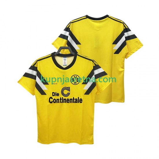 Muškarci Domaći Home Dresova Borussia Dortmund Retro DFB-POKAL 1989 Kratkih Rukava