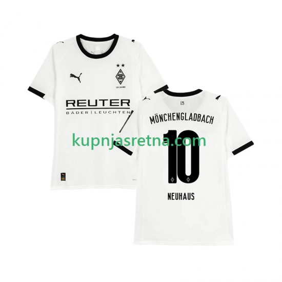 Muškarci Domaći Home Dresova Borussia Mönchengladbach Florian Neuhaus 10 2025-2026 Kratkih Rukava