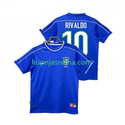 Muškarci Gostujući Away Dresova Brazil RIVALDO 10 Retro 1998 Kratkih Rukava