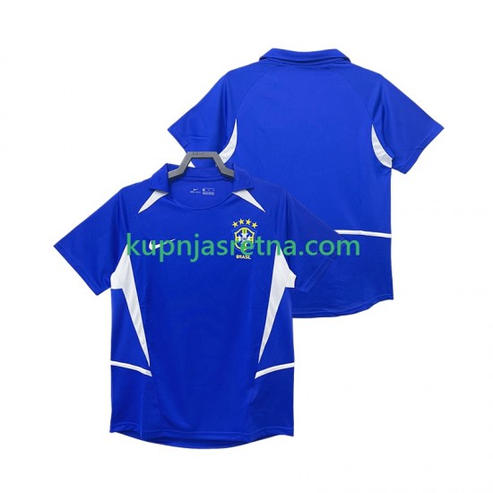 Muškarci Gostujući Away Dresova Brazil Retro 2002 Kratkih Rukava