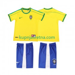 Dječja Domaći Home Dresova Brazil Retro 1998 Kratkih Rukava