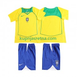 Dječja Domaći Home Dresova Brazil Retro 2004 Kratkih Rukava