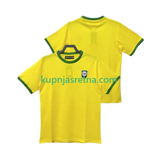 Muškarci Domaći Home Dresova Brazil Retro 1970 Kratkih Rukava