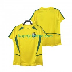 Muškarci Domaći Home Dresova Brazil Retro 2002 Kratkih Rukava