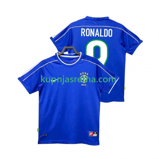 Muškarci Gostujući Away Dresova Brazil Ronaldo 9 Retro 1998 Kratkih Rukava