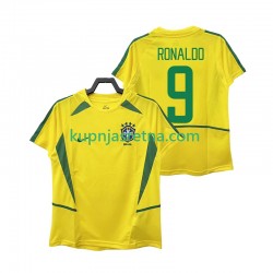 Muškarci Domaći Home Dresova Brazil Ronaldo 9 Retro 2002 Kratkih Rukava