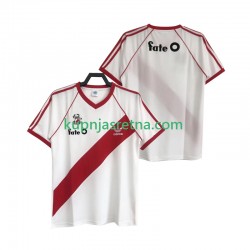 Muškarci Domaći Home Dresova River Plate Retro 1986 Kratkih Rukava Muškarci Domaći Home Dresova River Plate Retro 1986 Kratkih Rukava