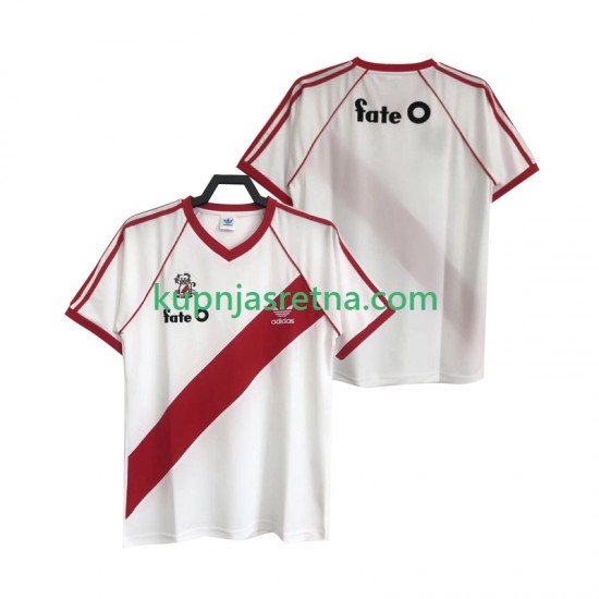 Muškarci Domaći Home Dresova River Plate Retro 1986 Kratkih Rukava
